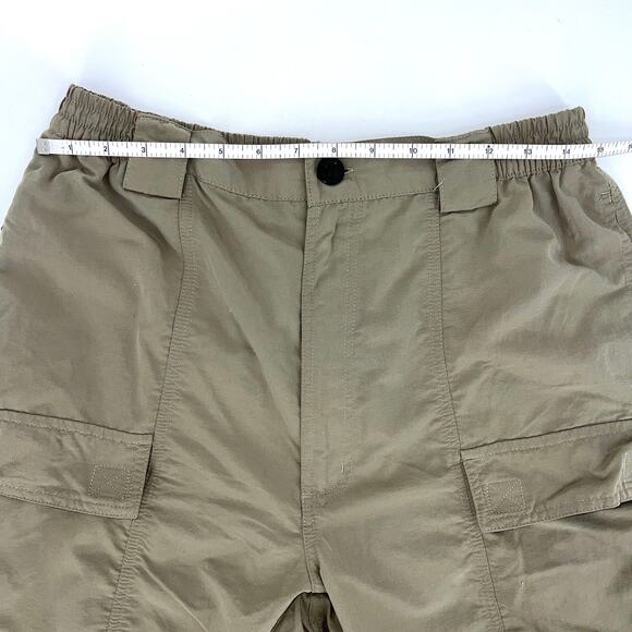 World Wide Sportsman Khaki Tan Convertible Pants Shorts Lightweight Size M (32) - Picture 3 of 11